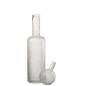 Bouteille décorative en verre transparent 12.5x12.5x56 cm Bouteille décorative en verre transparent 12.5x12.5x56 cm