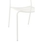 Chaise de jardin en métal blanc 50x56x81 cm Chaise de jardin en métal blanc 50x56x81 cm
