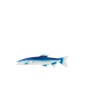 Decorazione murale pesce in metallo blu 59x3,8x48,2 cm Decorazione murale pesce in metallo blu 59x3,8x48,2 cm