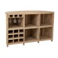 Móvel de bar em madeira de manga natural 180x65x108 cm Móvel de bar em madeira de manga natural 180x65x108 cm
