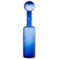 Bottiglia decorativa in vetro blu 12,5x12,5x56 cm Bottiglia decorativa in vetro blu 12,5x12,5x56 cm