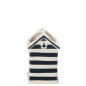 Cache-pot cabane plage en porcelaine bleu 12.5x10x20.5 cm Cache-pot cabane plage en porcelaine bleu 12.5x10x20.5 cm