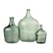 Vaso garrafa de vidro verde 37x37x56,5 cm Vaso garrafa de vidro verde 37x37x56,5 cm
