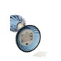 Candeeiro de mesa LED em metal azul 20x10,5x32 cm Candeeiro de mesa LED em metal azul 20x10,5x32 cm