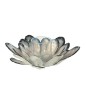 Portavelas de metal blanco roto 26,5 x 25,5 x 10 cm Portavelas de metal blanco roto 26,5 x 25,5 x 10 cm
