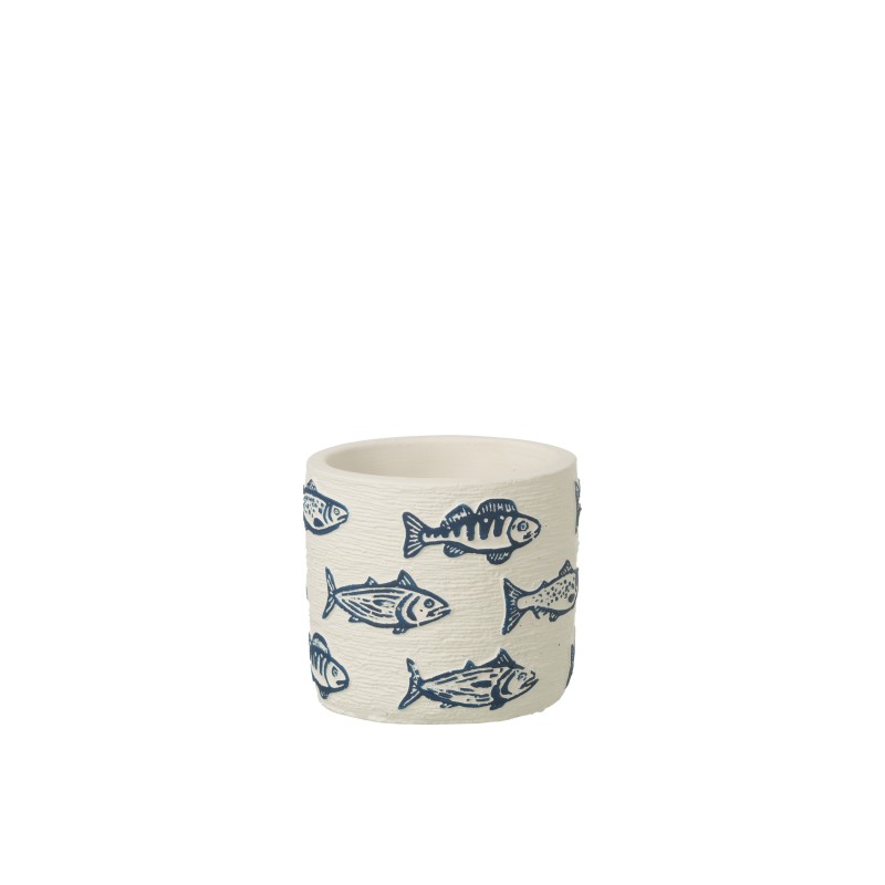 Vaso em cimento branco 11x11x10 cm Vaso em cimento branco 11x11x10 cm