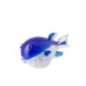 Presse-papier pesce in vetro blu 15,5x12,2x9,2 cm Presse-papier pesce in vetro blu 15,5x12,2x9,2 cm