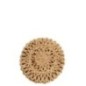 Conjunto de 6 bases para copos em juta natural 12x12x0,5 cm Conjunto de 6 bases para copos em juta natural 12x12x0,5 cm