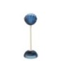 Lampe de table led en métal bleu 9.5x9.5x31 cm Lampe de table led en métal bleu 9.5x9.5x31 cm