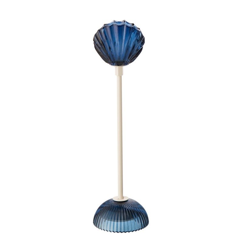Lampe de table led en métal bleu 9.5x9.5x37 cm Lampe de table led en métal bleu 9.5x9.5x37 cm