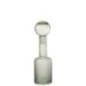 Bouteille décorative en verre vert 12.5x12.5x43 cm Bouteille décorative en verre vert 12.5x12.5x43 cm