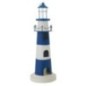 Phare décoratif en métal bleu 27x27x84.3 cm Phare décoratif en métal bleu 27x27x84.3 cm