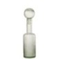 Bouteille décorative en verre vert 12.5x12.5x49.5 cm Bouteille décorative en verre vert 12.5x12.5x49.5 cm