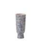 Vase à motifs en porcelaine blanc 27x14.5x36.5 cm Vase à motifs en porcelaine blanc 27x14.5x36.5 cm