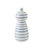 Vase en céramique blanc et bleu 17x17x50 cm Vase en céramique blanc et bleu 17x17x50 cm