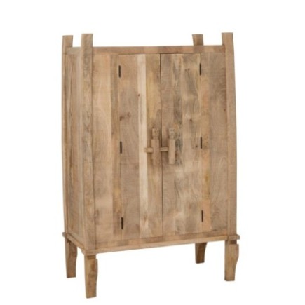 Mueble Silex de madera de mango natural 110 x 58 x 174 cm