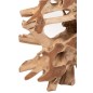 Consola em madeira de teca bege 120x40x80 cm Consola em madeira de teca bege 120x40x80 cm