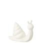 Escargot extérieur en polyrésine blanc 39x19x31.5 cm Escargot extérieur en polyrésine blanc 39x19x31.5 cm