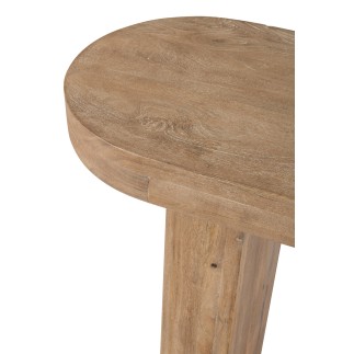 Console in legno di mango naturale 152x41x76 cm