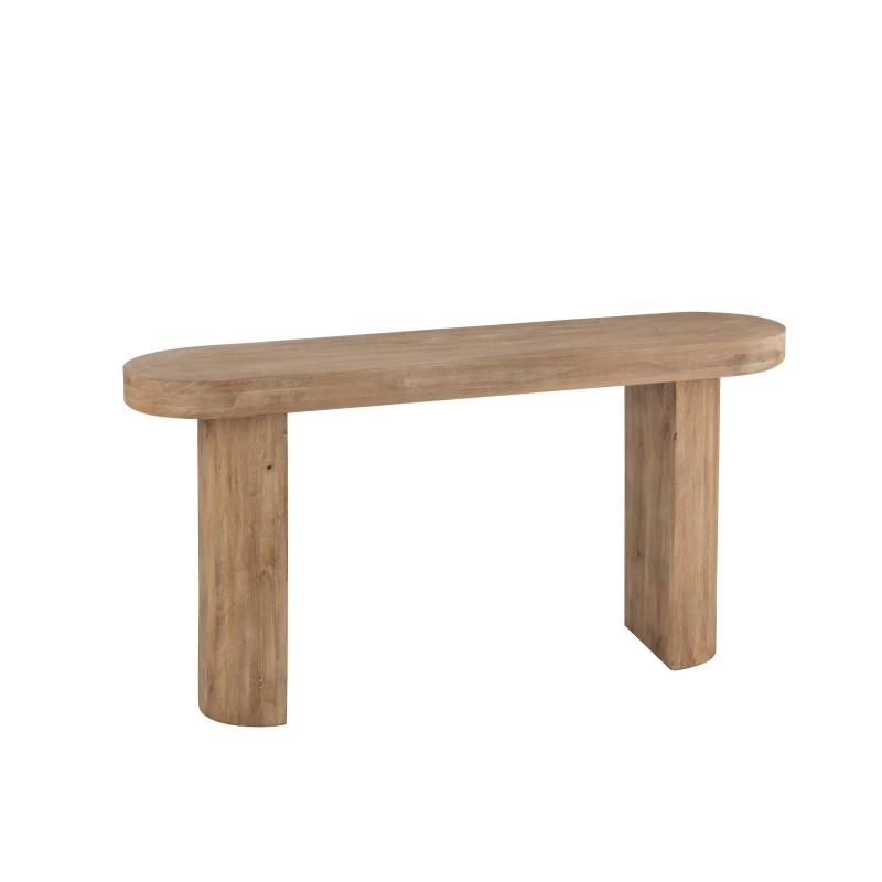 Console en bois de manguier naturel 152x41x76 cm Console en bois de manguier naturel 152x41x76 cm