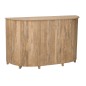 Meuble bar en bois de manguier naturel 180x65x108 cm Meuble bar en bois de manguier naturel 180x65x108 cm