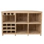 Móvel de bar em madeira de manga natural 180x65x108 cm Móvel de bar em madeira de manga natural 180x65x108 cm