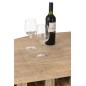 Móvel de bar em madeira de manga natural 180x65x108 cm Móvel de bar em madeira de manga natural 180x65x108 cm