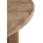 Table à manger en bois de manguier naturel 150x76x150 cm