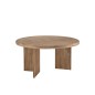 Table à manger en bois de manguier naturel 150x76x150 cm