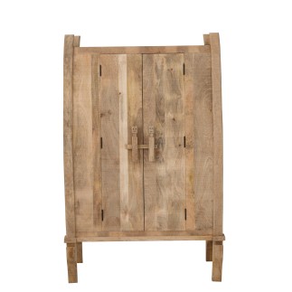 Mobile Silex in legno di mango naturale 110x58x174 cm