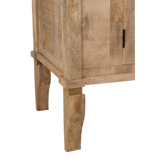 Mobile Silex in legno di mango naturale 110x58x174 cm