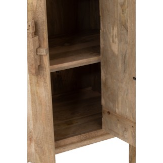 Mobile Silex in legno di mango naturale 110x58x174 cm