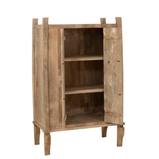 Meuble silex en bois de manguier naturel 110x58x174 cm