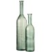 Vaso garrafa em vidro verde 21x21x101 cm Vaso garrafa em vidro verde 21x21x101 cm