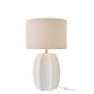 Lampada da tavolo in ceramica bianca 40,5x40,5x70 cm Lampada da tavolo in ceramica bianca 40,5x40,5x70 cm