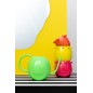 Arrosoir rond en métal multicolore 27x15.5x16 cm Arrosoir rond en métal multicolore 27x15.5x16 cm