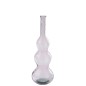 Vaso a forma di bottiglia in vetro rosa, 33x33x100 cm Vaso a forma di bottiglia in vetro rosa, 33x33x100 cm