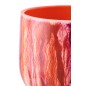Cache-pot en céramique multicouleur  23x23x20 cm