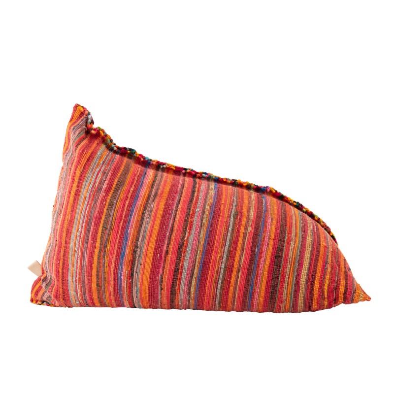 Pouf poire en coton multicouleur 150x100x40 cm Pouf poire en coton multicouleur 150x100x40 cm