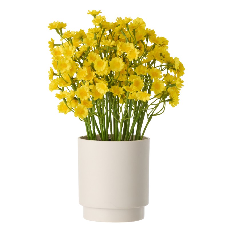 Marguerite artificielle en plastique blanc 15x15x21 cm Marguerite artificielle en plastique blanc 15x15x21 cm
