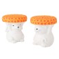 Mesa auxiliar «Gato» em poliresina branca, 32,5 x 32,5 x 34,5 cm Mesa auxiliar «Gato» em poliresina branca, 32,5 x 32,5 x 34,5 cm