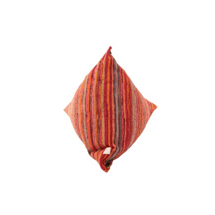 Puf pera de algodón multicolor, 150 x 100 x 40 cm
