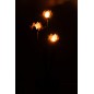 Lampada da tavolo a LED a forma di fiore rosa in metallo nero, 20,8 x 18,7 x 36,5 cm Lampada da tavolo a LED a forma di fiore rosa in metallo nero, 20,8 x 18,7 x 36,5 cm