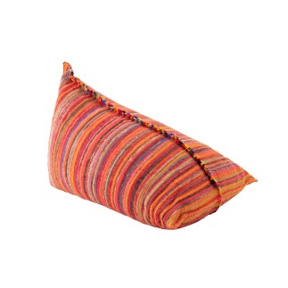 Pouf poire en coton multicouleur 150x100x40 cm