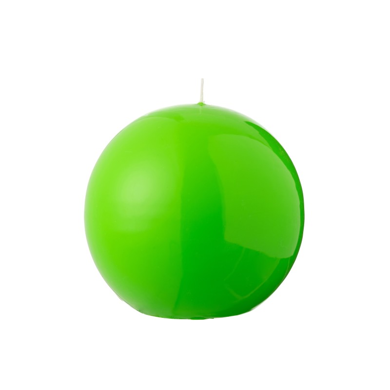 Bougie boule 50H vert D.15 cm Bougie boule 50H vert D.15 cm