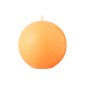 Bougie boule 50H orange D.15 cm Bougie boule 50H orange D.15 cm