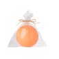 Vela esférica de 50 horas, cor laranja, diâmetro 15 cm Vela esférica de 50 horas, cor laranja, diâmetro 15 cm
