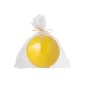Bougie boule 50H jaune D.15 cm Bougie boule 50H jaune D.15 cm
