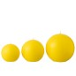 Bougie boule 50H jaune D.15 cm Bougie boule 50H jaune D.15 cm