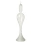Vela LED de cristal transparente, 9 x 9 x 34 cm Vela LED de cristal transparente, 9 x 9 x 34 cm